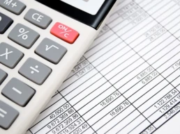 calculator documents accounts department